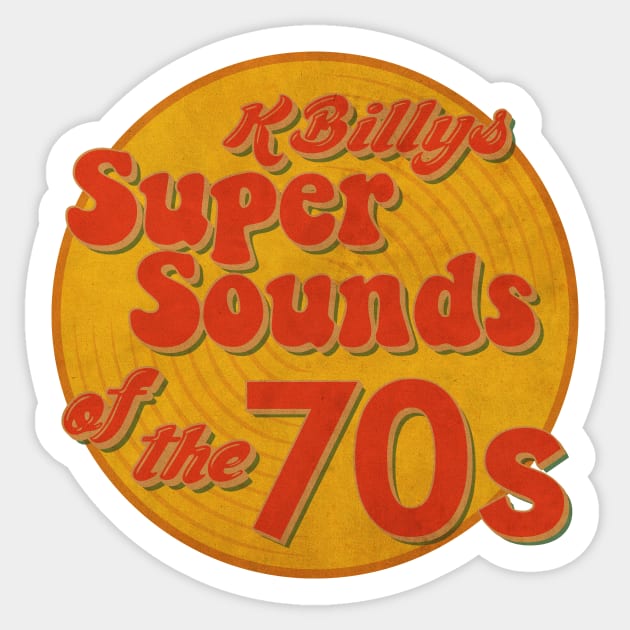 K-Billy Super Sounds of the Seventies Sticker by Woah_Jonny